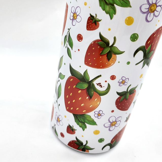 Gourde isotherme Fraise
