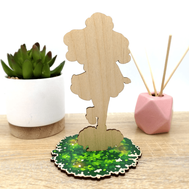 Standee en bois Hélène