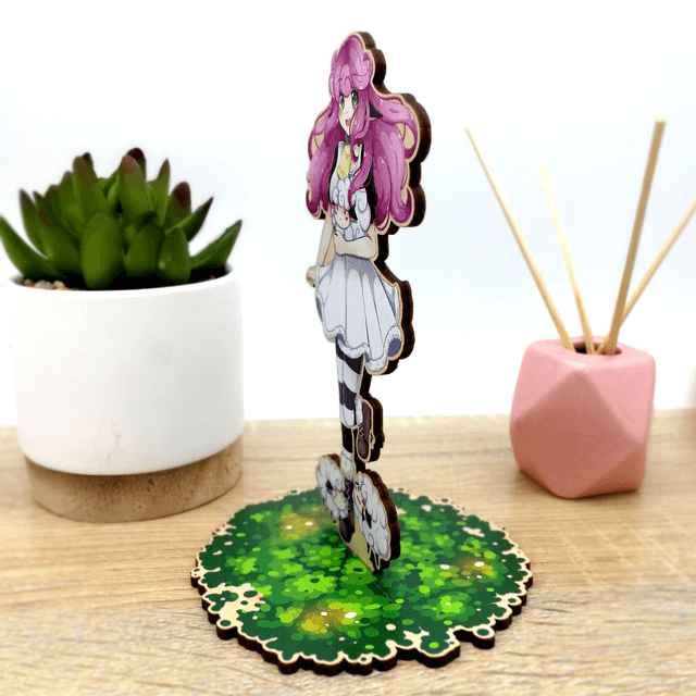 Standee en bois Hélène