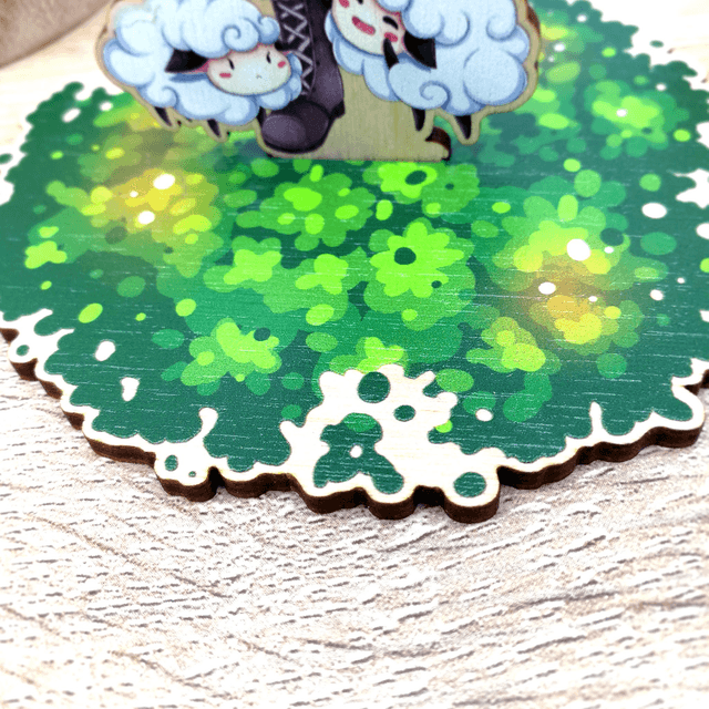 Standee en bois Hélène