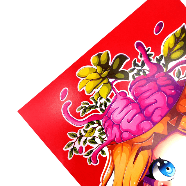 Illustration jardin imaginaire A4