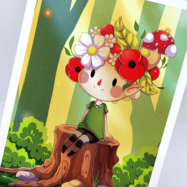 Illustration Carte Postale Kokliko
